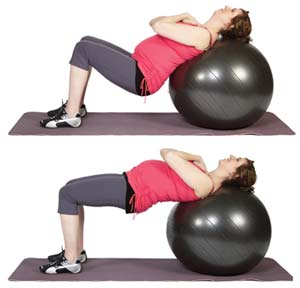 stability-ball-bridge
تمرینات ورزشی درمان گودی کمر