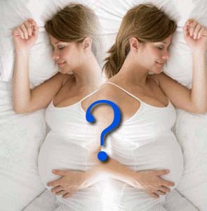 در زمان بارداری چگونه باید خوابید