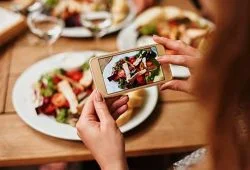 کاهش وزن - عکس گرفتن از غذا
